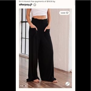 Free People Blissed Out Wide-Leg Pants
